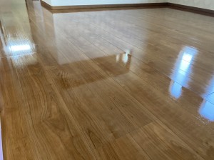 神奈川県伊勢原市東大竹　永大産業　アトムフィットGM（ブラックチェリー）・リアルフィニッシュアトム（石目調）　施工後②