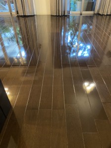 神奈川県横浜市金沢区　レイディアントシティ横濱カルティエ　CDガラス　乾燥後